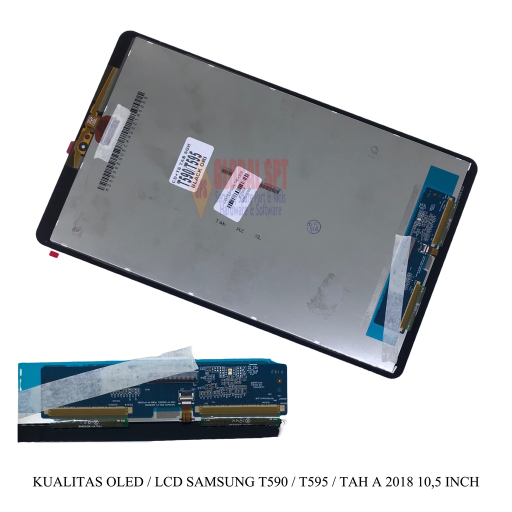 KUALITAS OLED / LCD TOUCHSCREEN SAMSUNG T590 / T595 / TAH A 2018 10,5 INCH