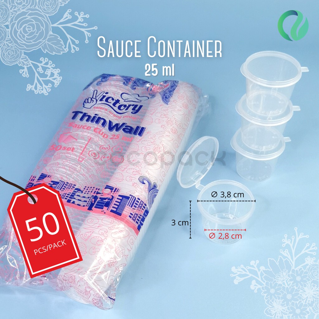 Cup Sauce Container Victory 25ml