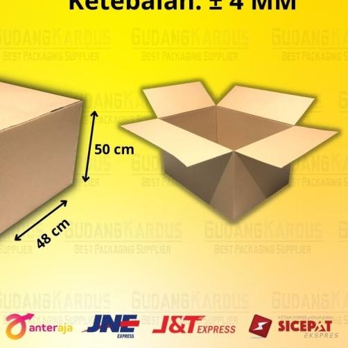 

☇ Kardus Box Jumbo | Karton Box Besar Polos 100 x 48 x 50 CM Pindahan ➾