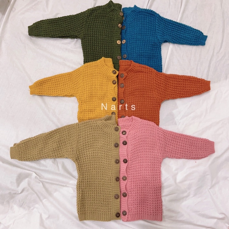 Cardigan Rajut Bayi [TEBAL]