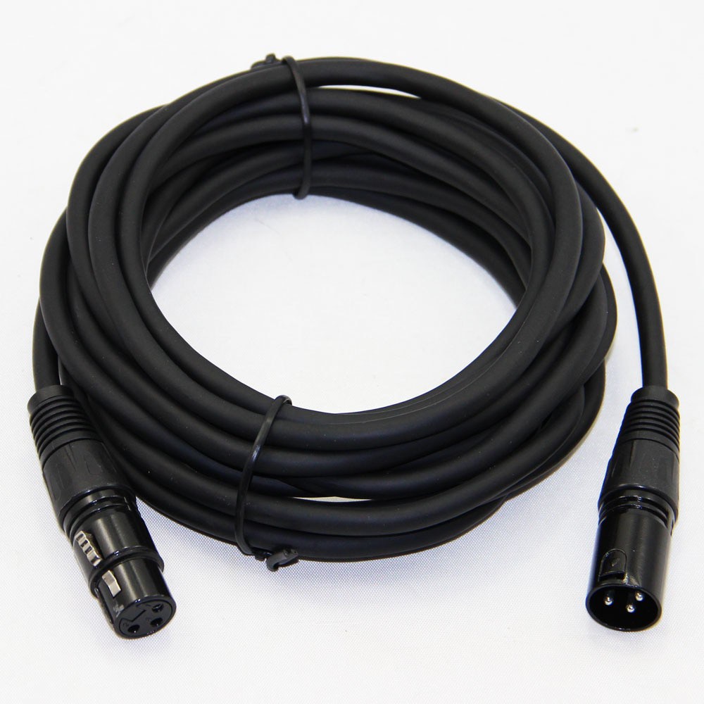 GS8 Kabel XLR M/F OFC Microphone Karaoke Shielded 20 Meter TaffSTUDIO BOF30 Hitam