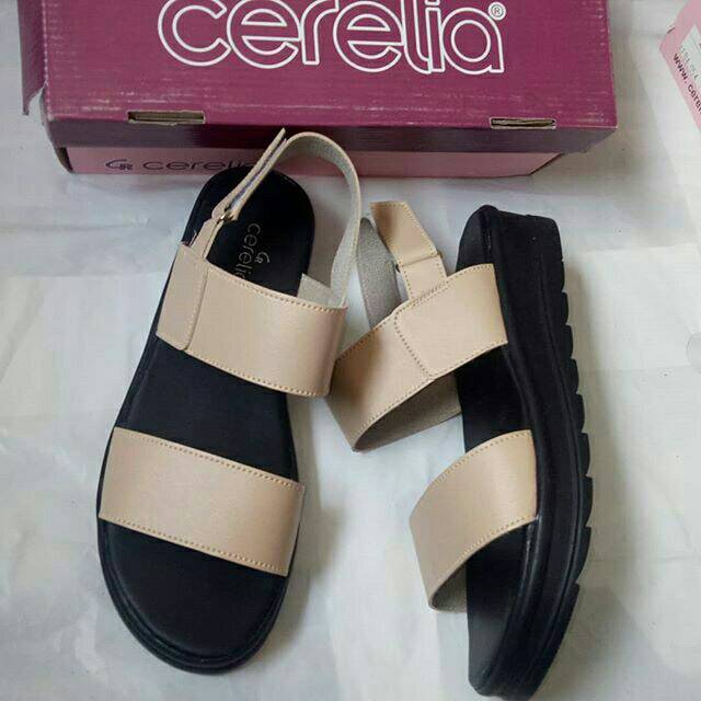 Wedges Sendal wanita Branded Cerelia