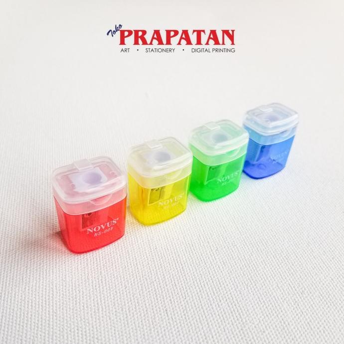 

RAUTAN PENSIL NOVUS NS-007 1 LUBANG / PENCIL SHARPENER