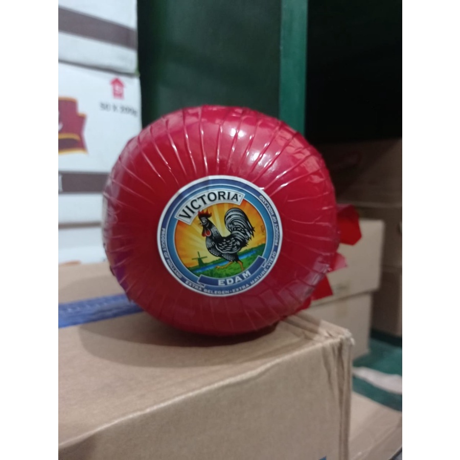 

Keju Edam Ayam Hitam Victoria Rep 100gr - Edam Keju Cheese