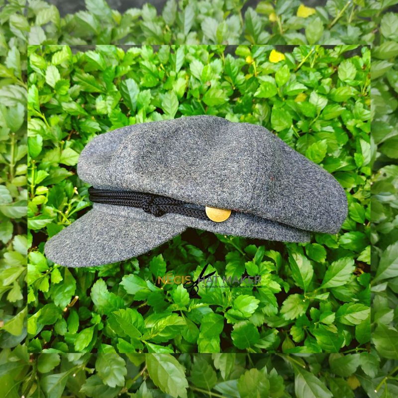 Topi Classic Captain Hat / Fiddler Hat / Topi Kapten