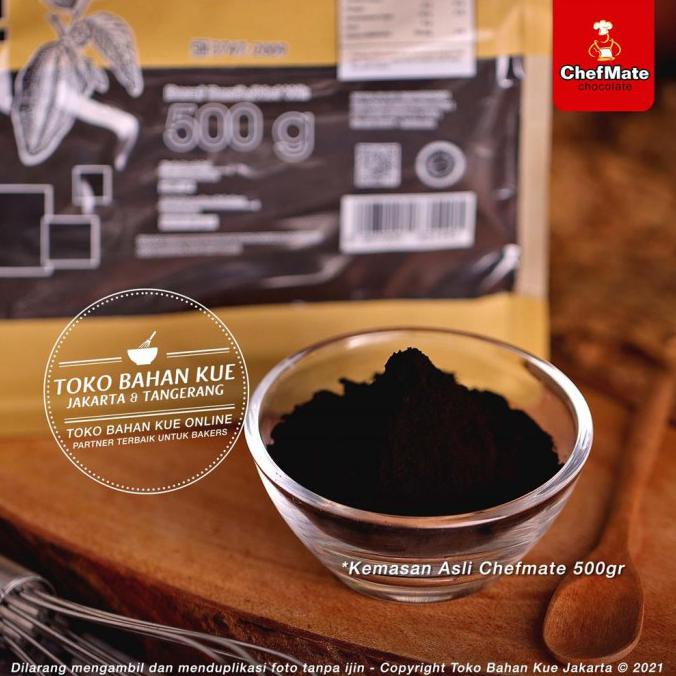 

Chefmate Coklat Bubuk BLACK 500gr HITAM Pure Cocoa Powder Cokelat Noir