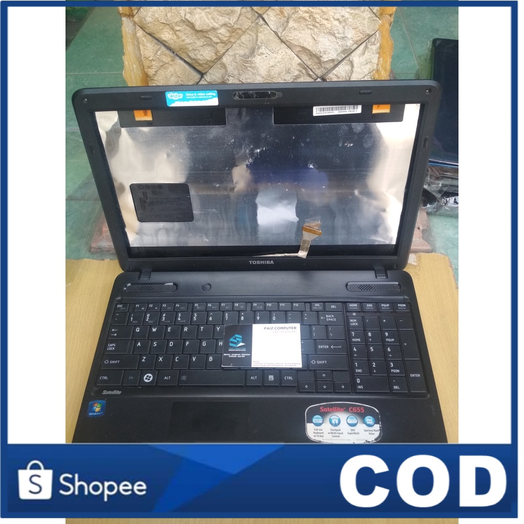 CASING LAPTOP -NOTEBOOK TOSHIBA C655