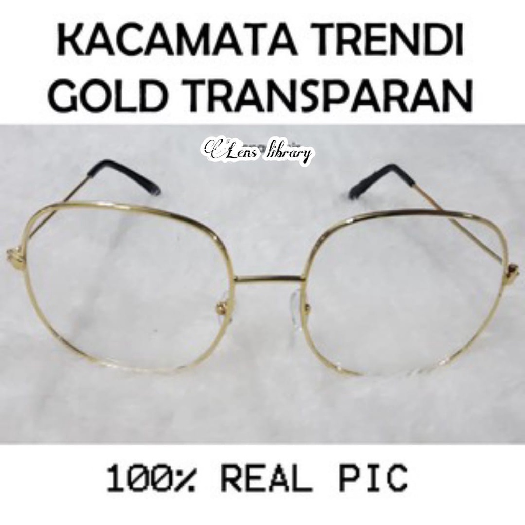 Kacamata gaya modern / kacamata transparant / kacamata wanita pria / kacamata lensa bening/ kacamata