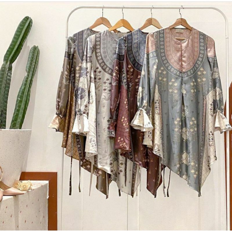 Wearing Klamby Rafflesia blouse