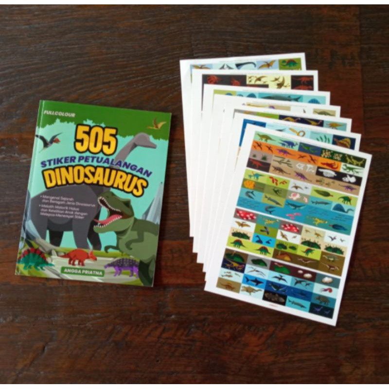 

505 STIKER PETUALANGAN DINOSAURUS(original 100%)
