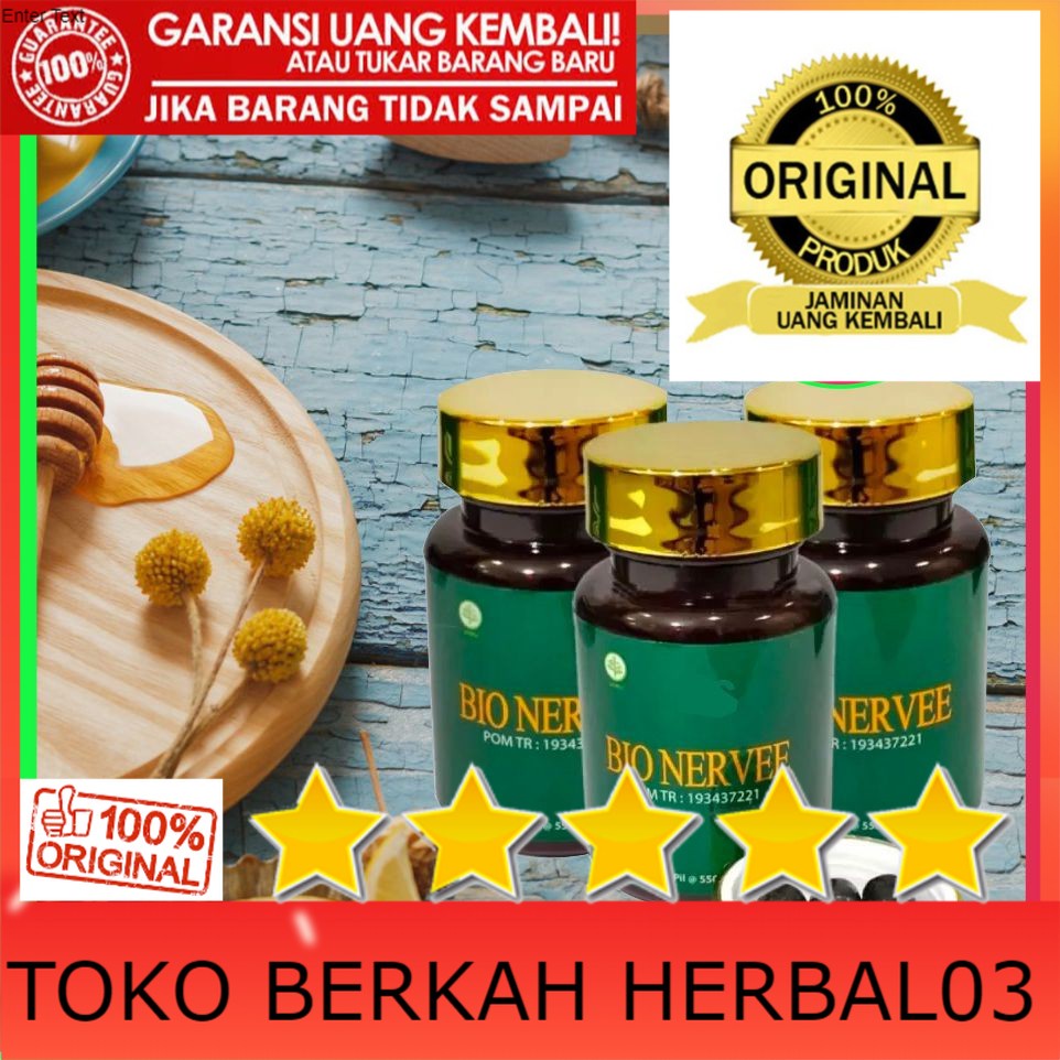 100% ASLI Bio Nerve 100% Original BPOM Indonesia Herbal Segala Macam Penyakit