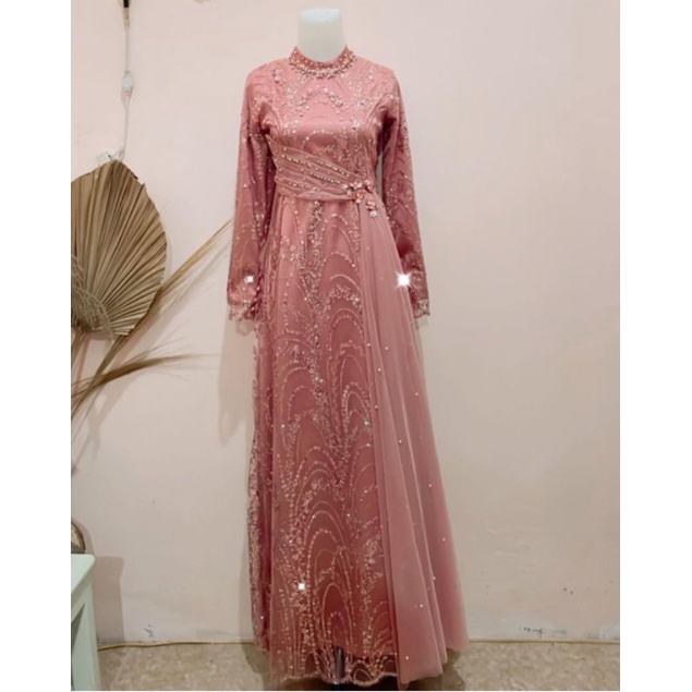 gaun akad nikah moderen gamis moderen