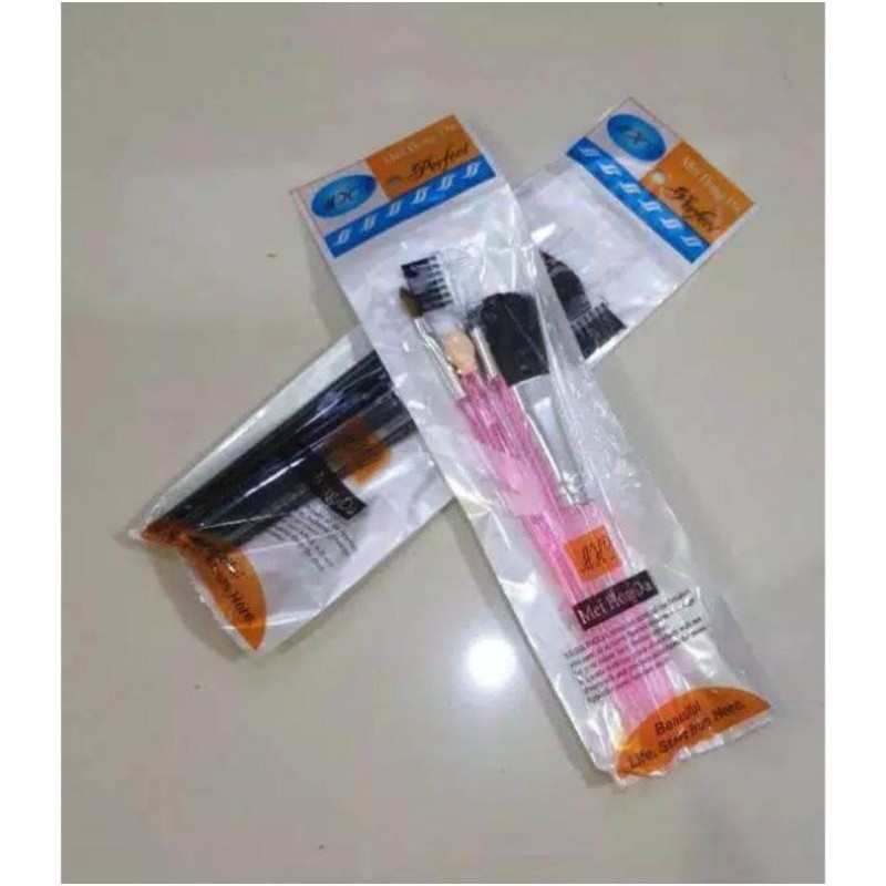 JG - ALAT MAKE UP - KUAS MAKE UP SET 5 PCS / MEI HONG DA -  MHD WARNA