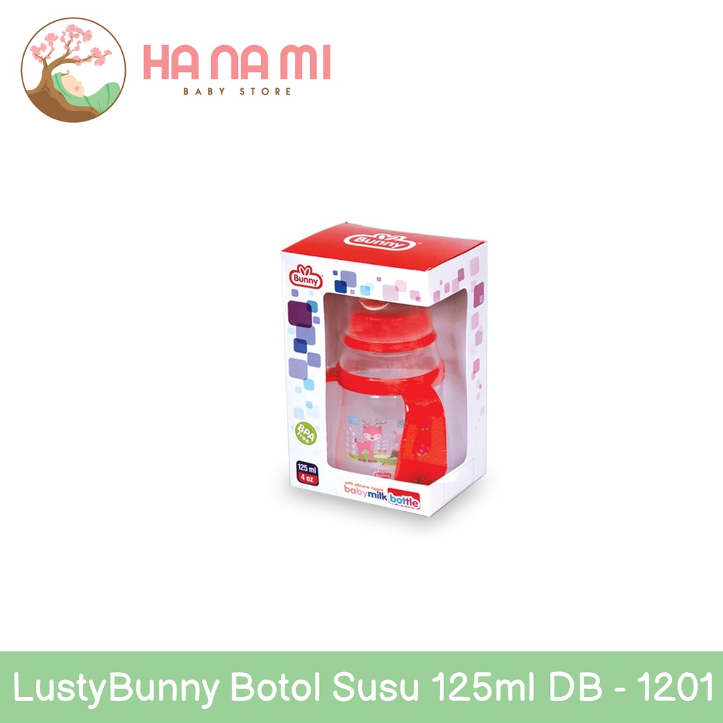 LustyBunny Botol Susu 125ml BPA Free