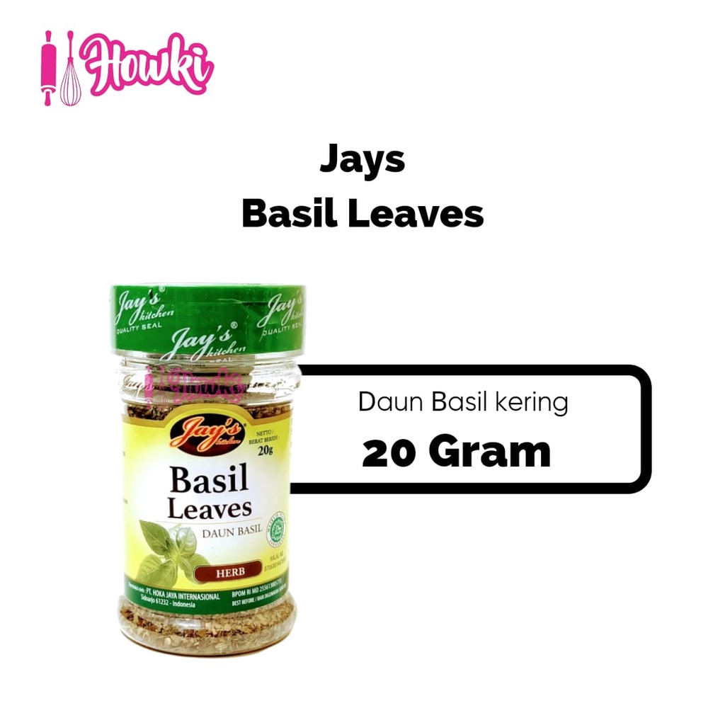 

Jays Basil Leaves / Daun Basil Kering