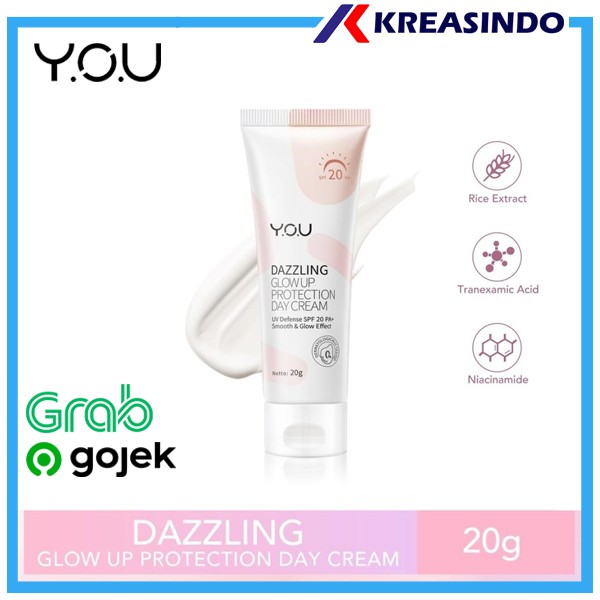 YOU Dazzling Glow up Protection Day Cream 20 Gr / 40 Gr Original