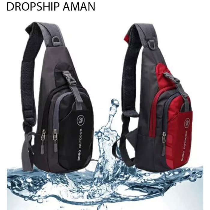 B270 TAS SELEMPANG BAHU BOBO OUTDOOR TAS ANTI AIR WATERPROOF