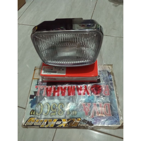 lampu satuset rx king scorpio 2003 2004 cover ring original