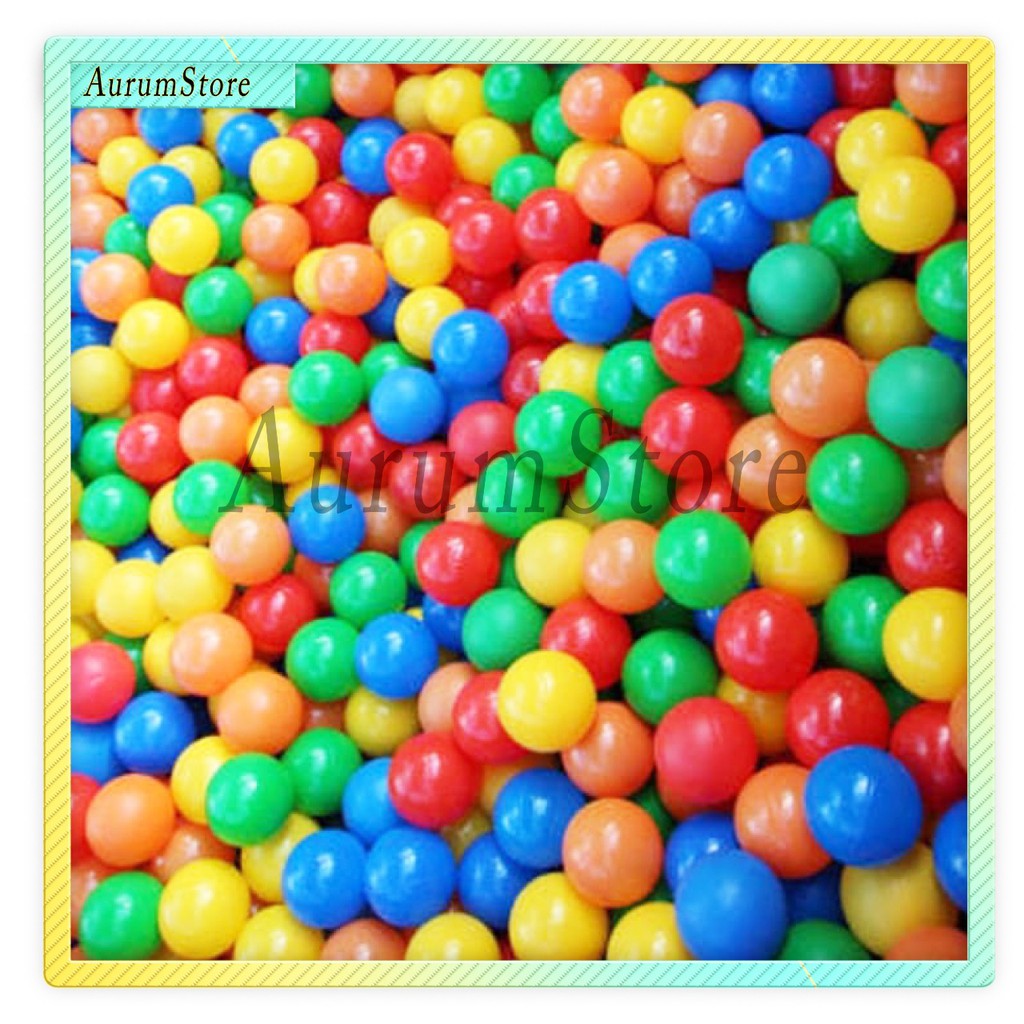 MANDI BOLA WARNA WARNI / MANDI BOLA PLASTIK 50 PCS