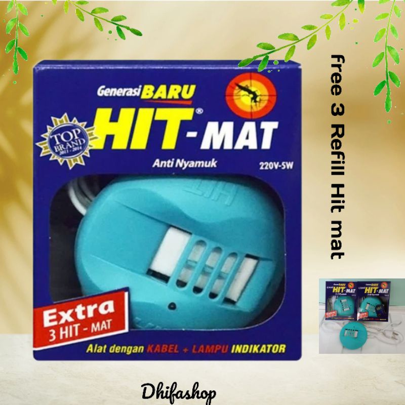 Hit Mat Alat anti nyamuk Elektrik N-8/ Hit Alat N8 bulat