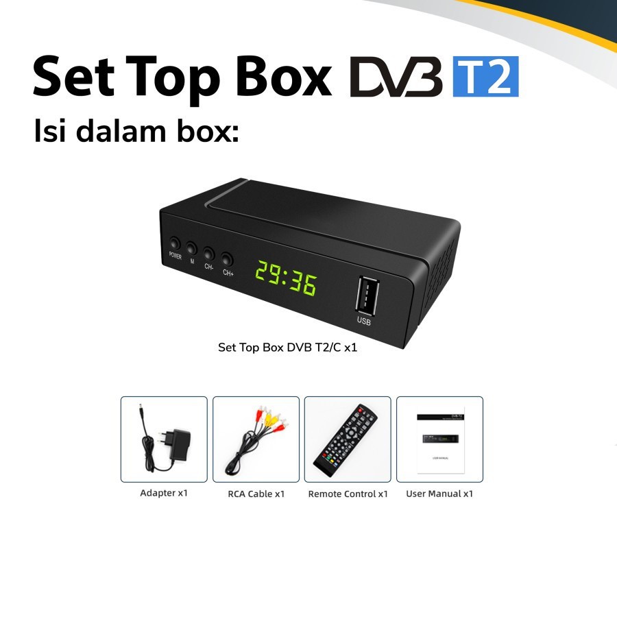 STB TV DIGITAL SET TOP BOX DVB T2 TV DIGITAL / STB DVB T2 TV DIGIAL/ DVB T2 / DVBT2 / TV DIGITAL ber