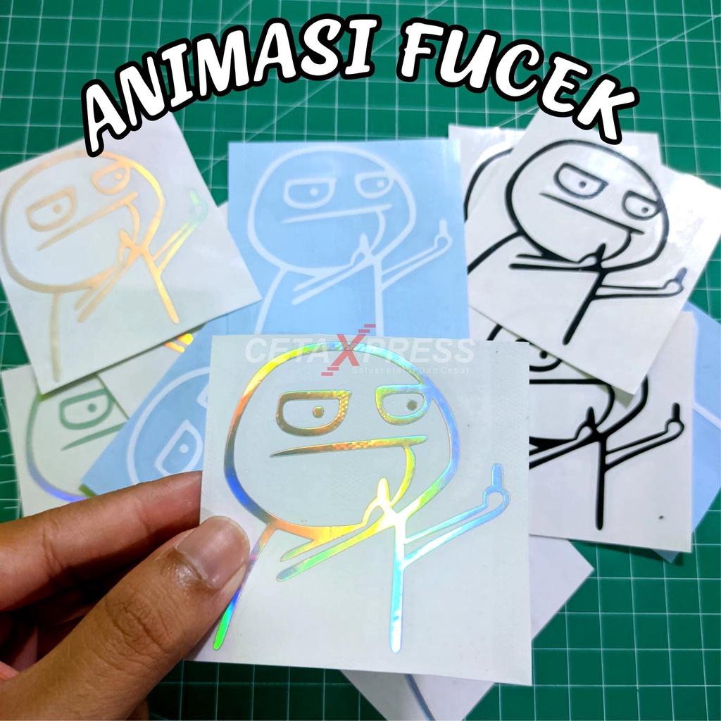 STICKER FUCEK ANIMASI