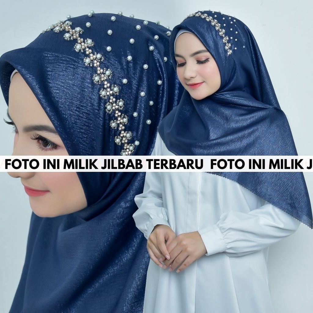 JILBAB PESTA PAYET MUTIARA KERUDUNG SEGIEMPAT PREMIUM / JILBAB TERBARU SEGI EMPAT PESTA PAYET MUTIARA TERMURAH