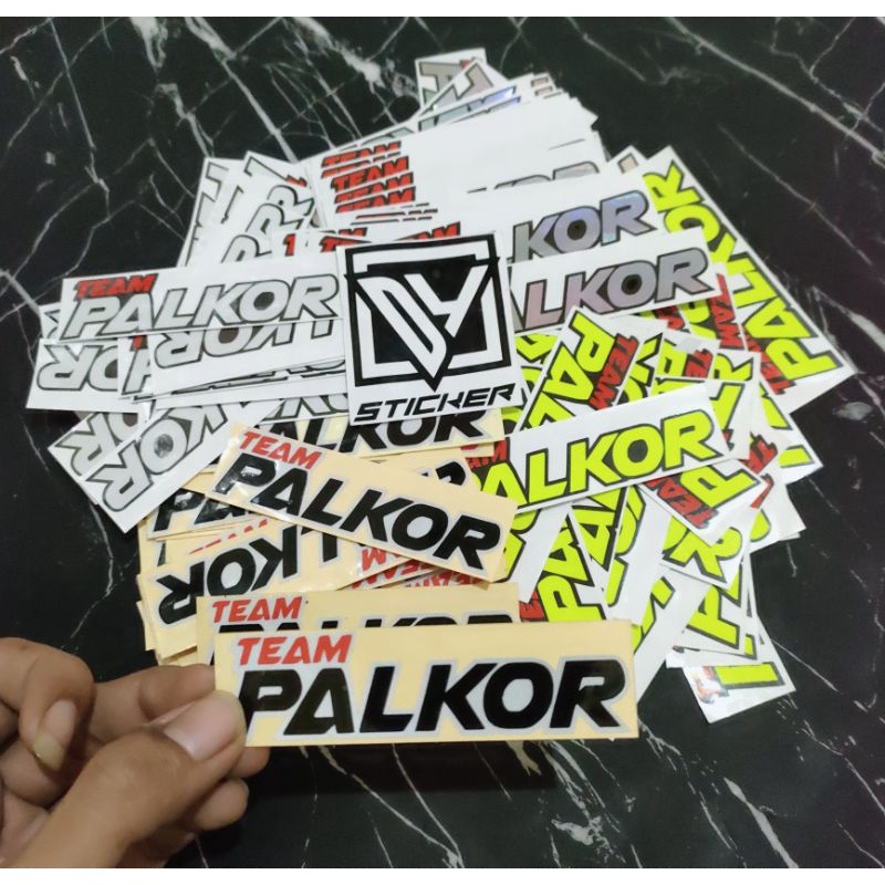 STICKER TEAM PALKOR STICKER CUTTING