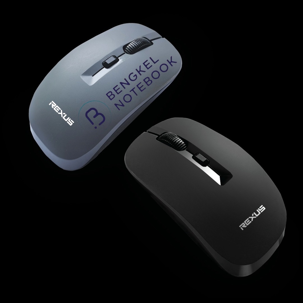Rexus Q20 Wireless Mouse Silent Click for office game nirkabel Q 20