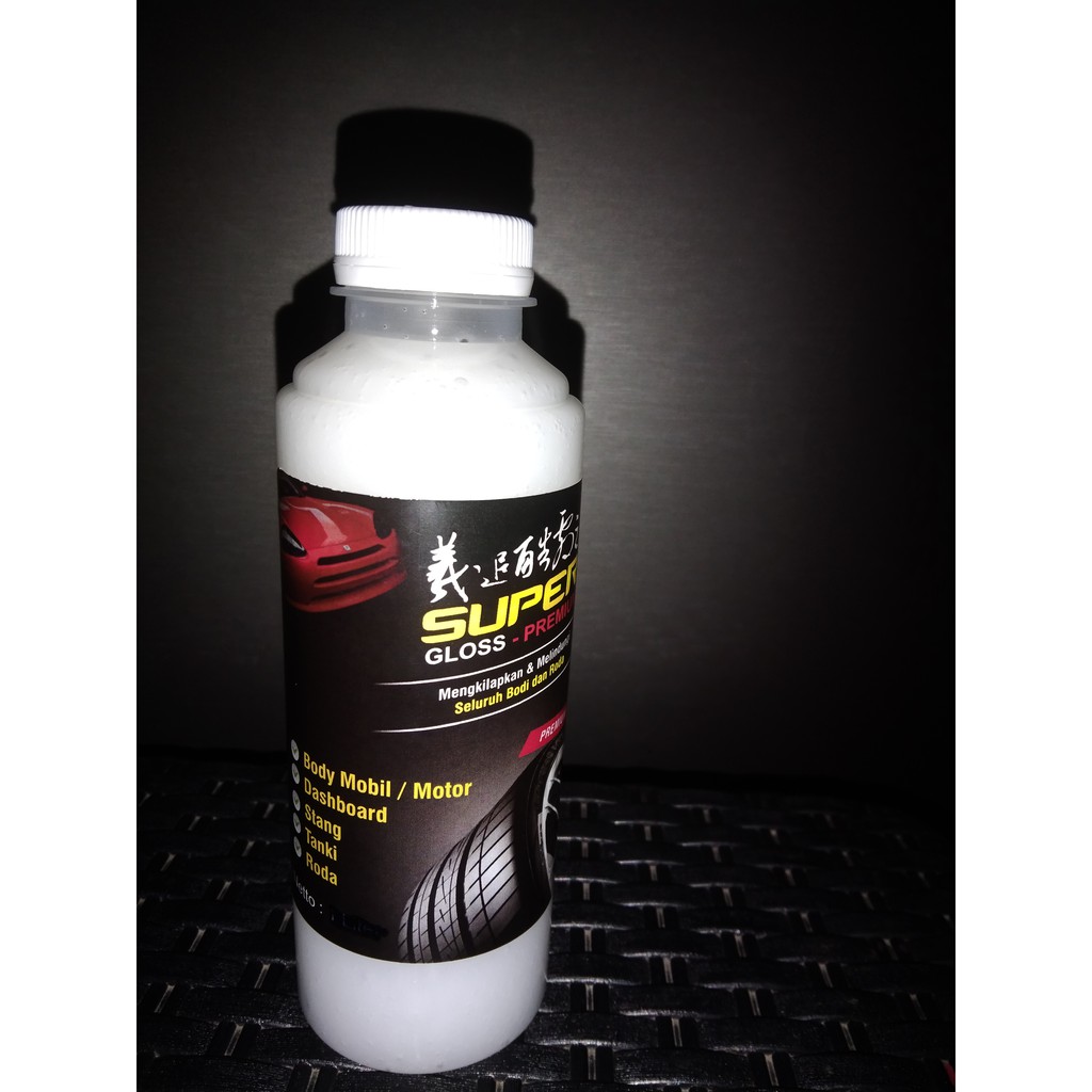 kit pengkilap mobil dan motor 250ml botol almon