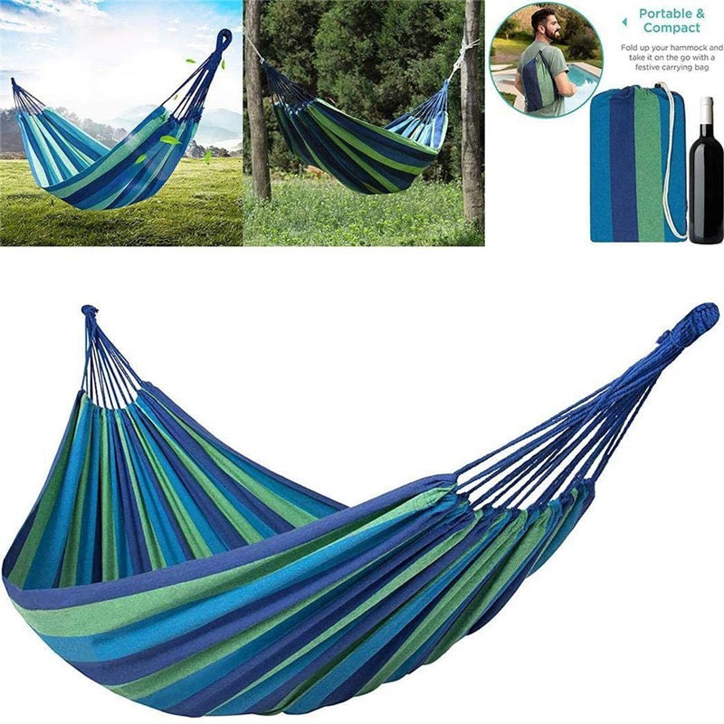 NEW-SHENAR-HAMMOCK AYUNAN GANTUNG - Tempat Tidur Gantung Camping Outdoor Pelangi Colourful