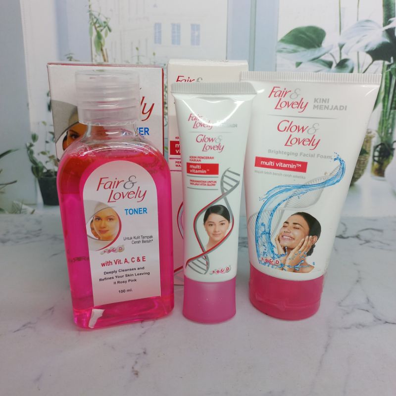 PAKET FAIR&amp;GLOW LOVELY LENGKAP