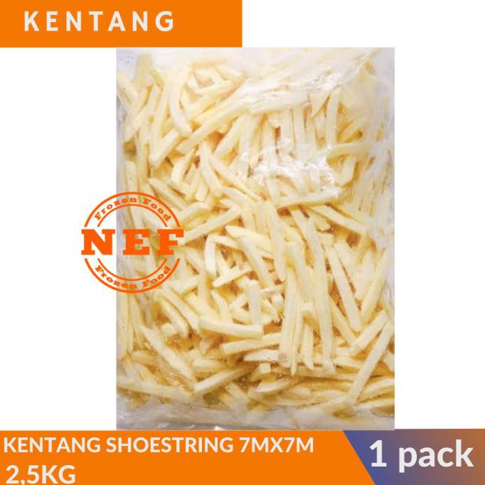 

Kentang Goreng Shoestring 2,5 Kg Terlaris