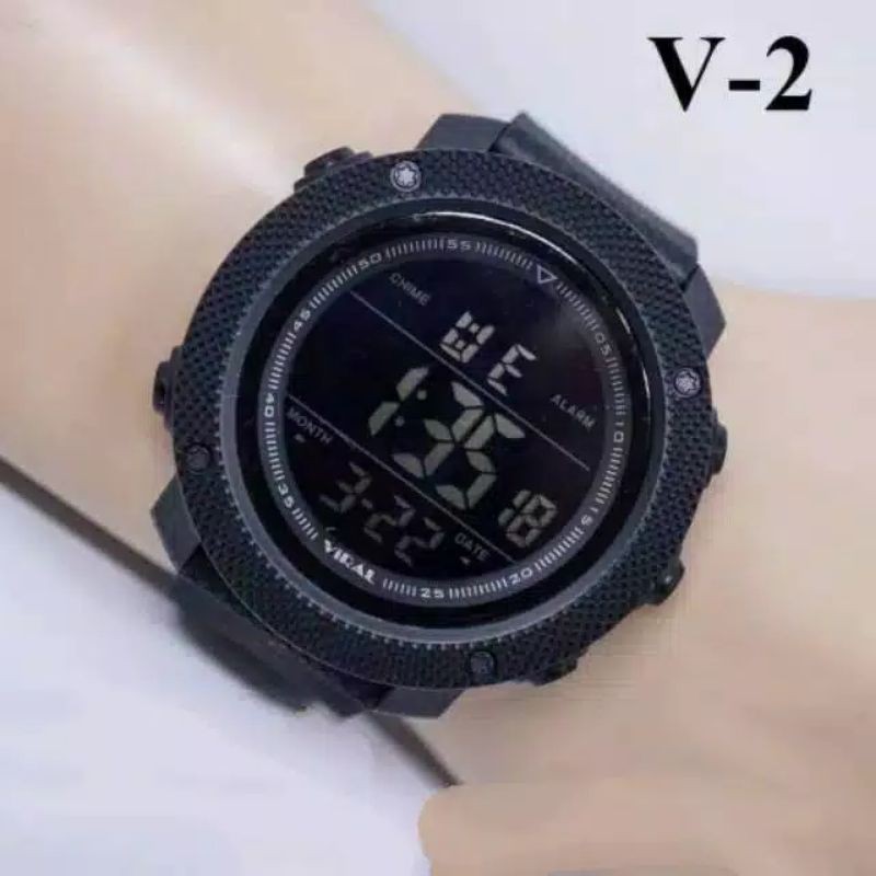 (G_W)COD ( Bayar tujuan ) Jam Tangan Pria Sport Anti Air Viral Digital V Series