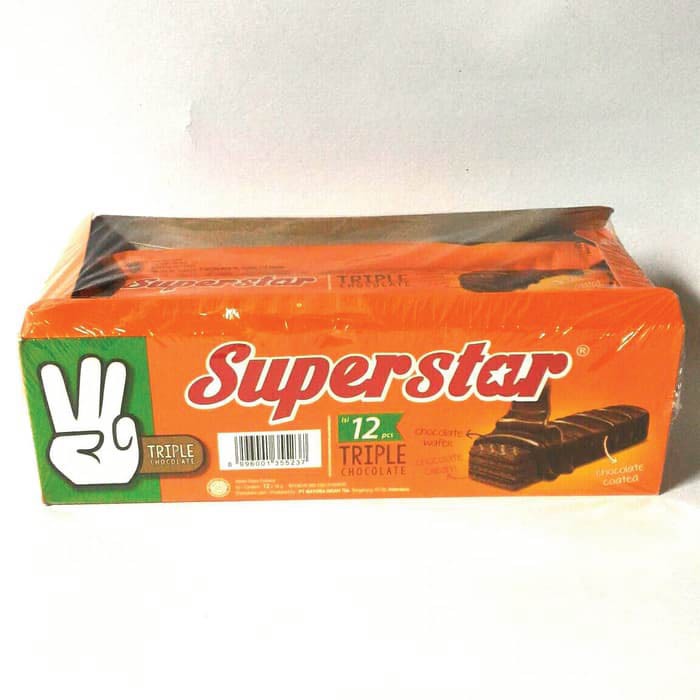 

Wafer Superstar Tripple ChocolateBo x (20pcs)