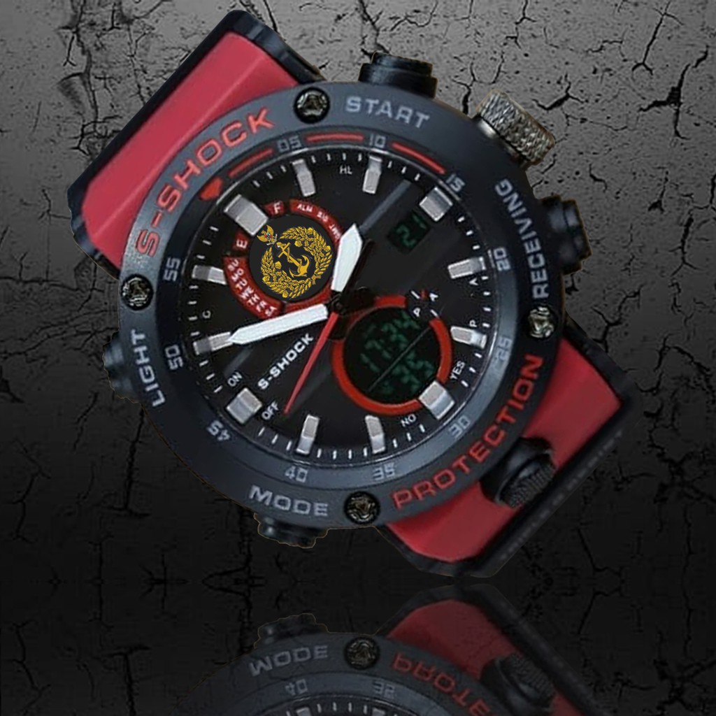 (WATER RESIST) Jam Tangan TNI - AL motif 1 DT - EXCLUSIVE