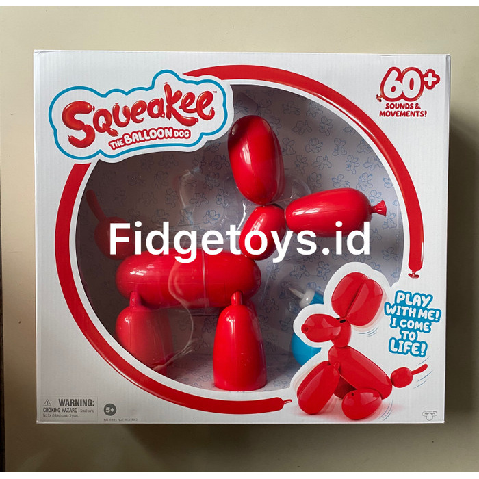 Squeakee The Balloon Dog - Feed Him, Teach Him Tricks & Pop Him