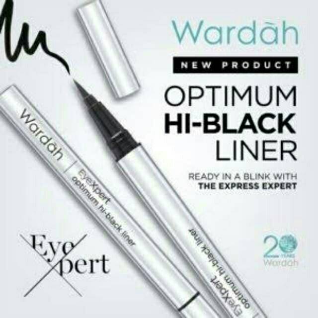 ☃Cutezz_Ching1☃Wardah Eyexpert Optimum Hi Black Liner