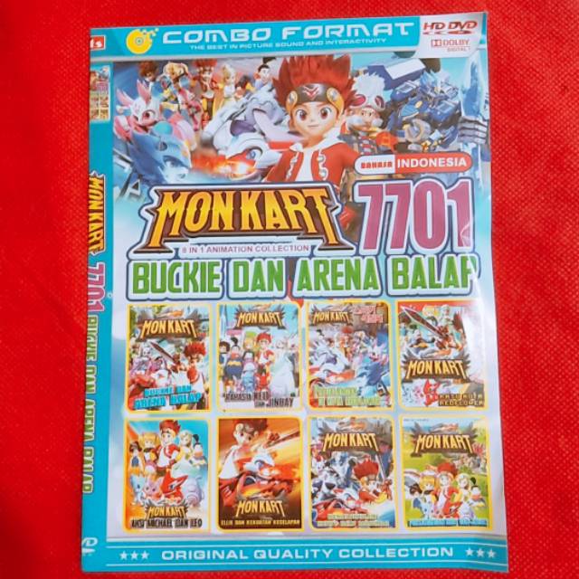 KASET DVD FILM KARTUN ANIMASI MONKART COLLECTION
