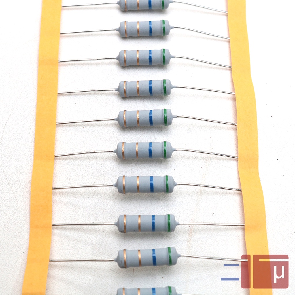 Resistor 5R6 5.6 Ohm 2W Metal Oxide 5% Taiwan Kaki Tembaga