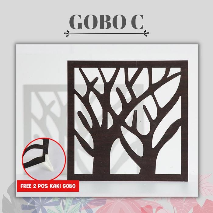 Gobo pengatur bayangan untuk props foto