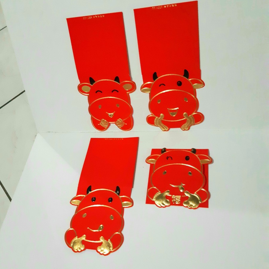 

Angpao Imlek 2021 Terbaru Shio Kerbau LL0268 Termurah LIMITED EDITION Bahan Kertas Dove Emboss Emas