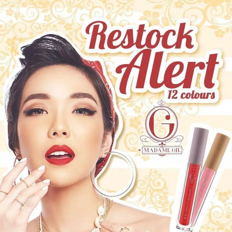 ❤Lie❤  [BPOM] Madame Gie Magnifique Lip Liquide Matte Seri NUDE / Madam Gie Lip Cream