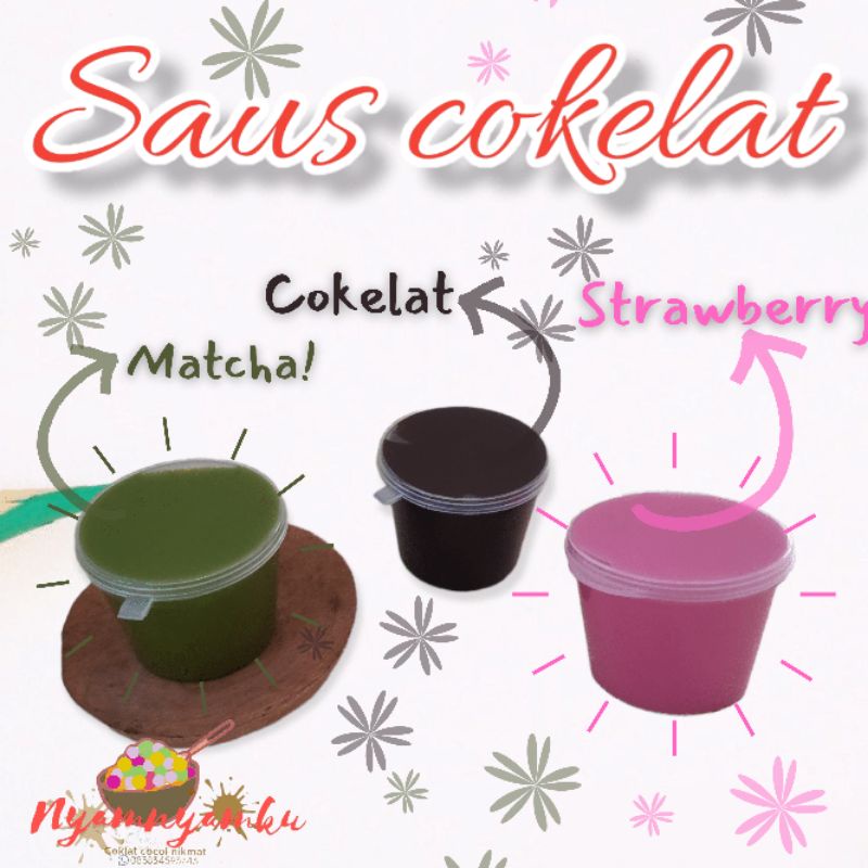 

saus cokelat tambahan 25gr full