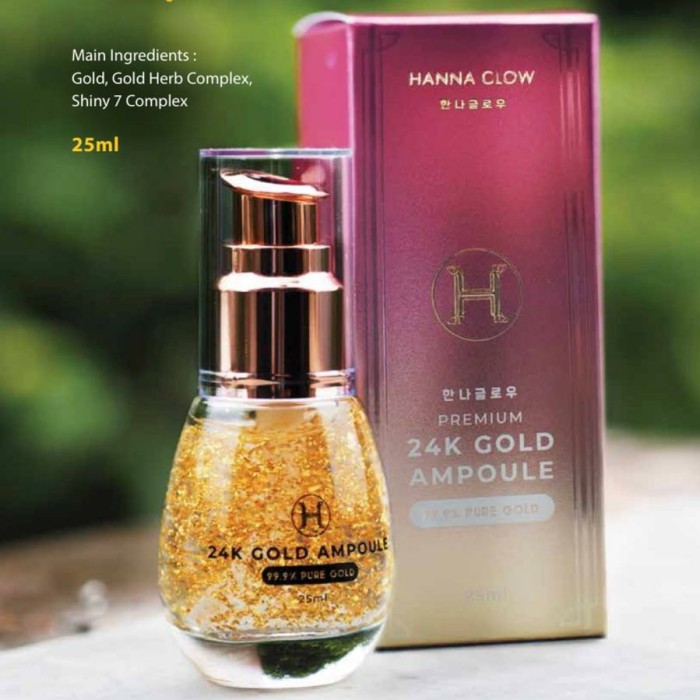 HANNA GLOW Premium 24k Gold Ampoule | BB Cream | Royal Essence TRAVEL SIZE