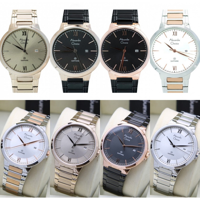 JAM TANGAN PRIA ALEXANDRE CHRISTIE AC 8537 SAPPHIRE ORIGINAL GARANSI RESMI 1 TAHUN