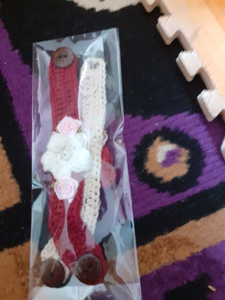 Konektor Masker Rajut Anak/dewasa  15cm Free Plastik Kemasan