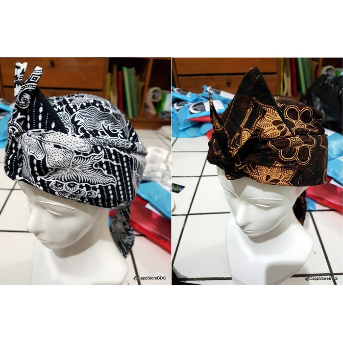 Ikat kepala tradisional batik Sunda IKAT-SUNDA FULL
