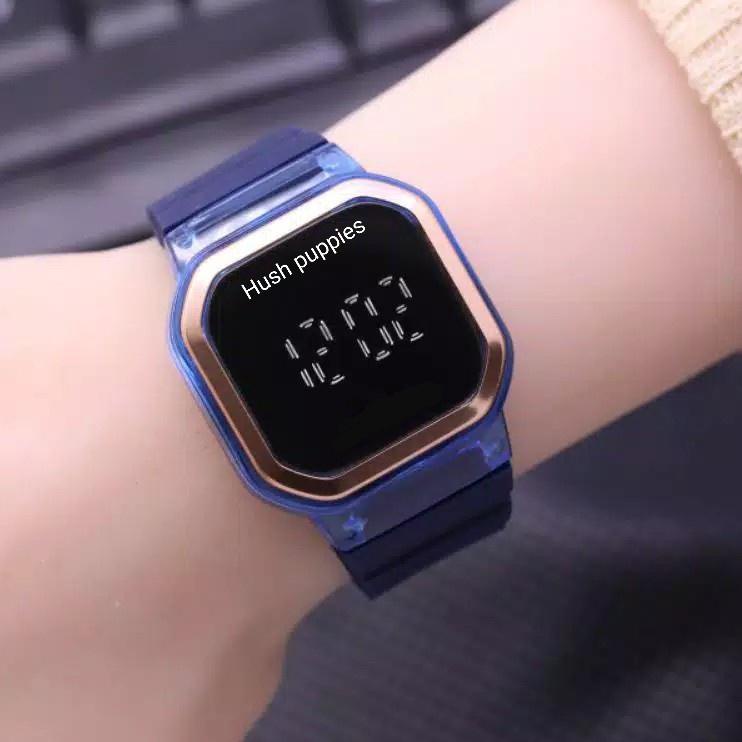 "SBD.20Au22в" Jam Tangan Digital Segi Rubber LED Fashion Watch Sprot Warna Karet Jam Murah   S1176