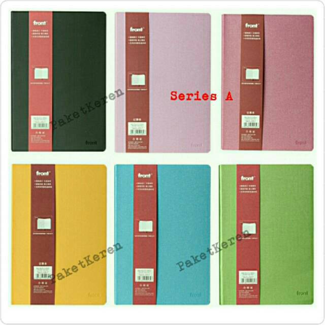 Buku, Catatan, Notebook Front Series A & B (A6 - 146 lembar)